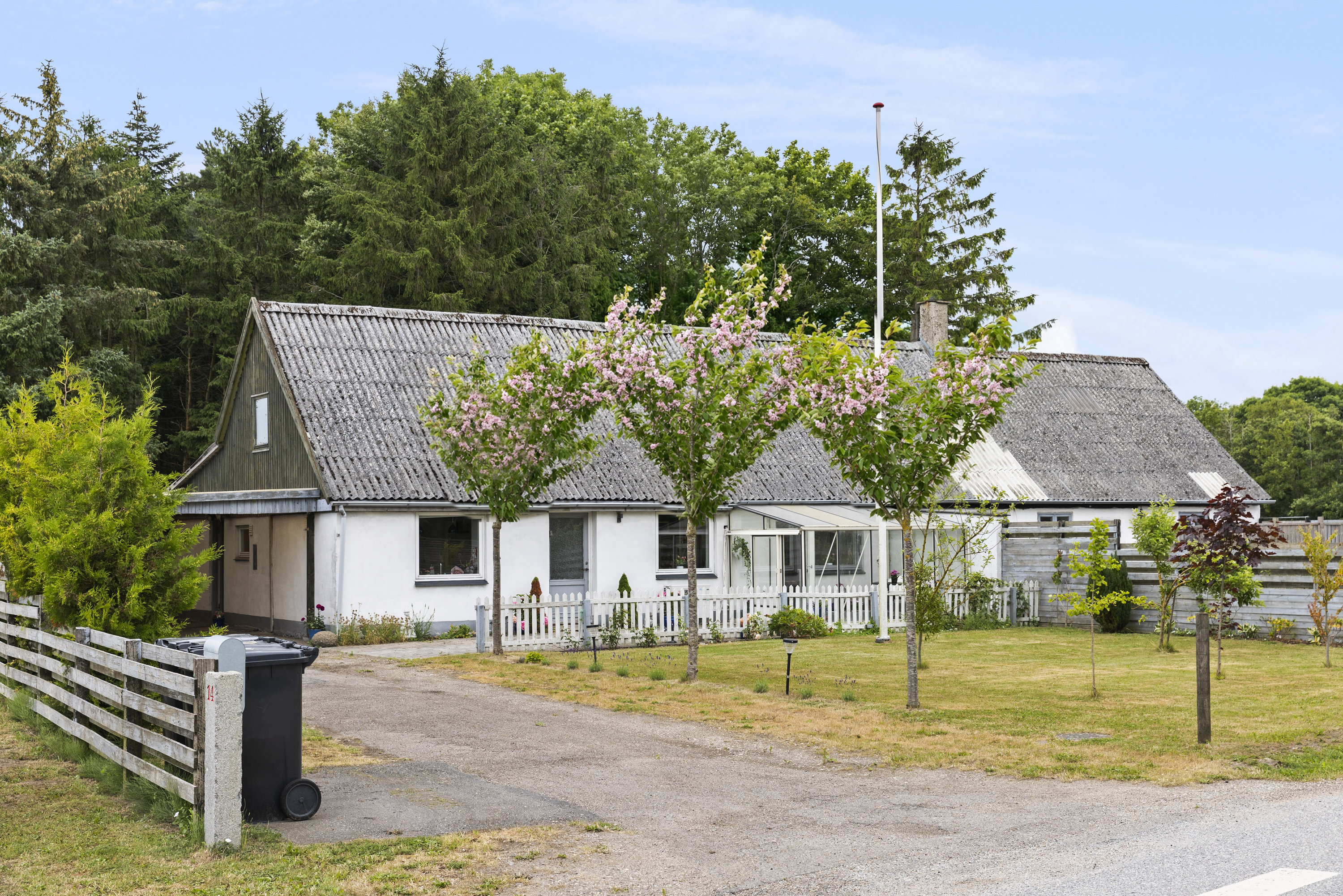 Rækkehus på Teestrup Nedenvej 14 4690 Haslev.